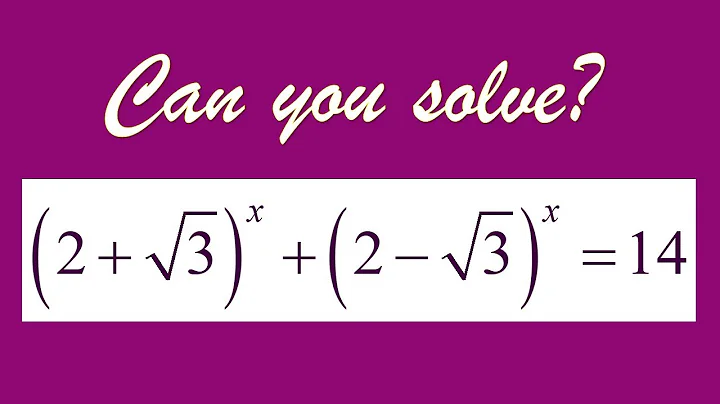 💥Nice Exponential Equation | You should know this trick | math olympiad training