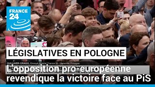 Législatives en Pologne : l'opposition pro-européenne revendique la victoire face au PiS