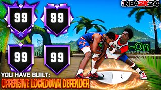 The MOST TOXIC ‘OFFENSIVE LOCKDOWN DEFENDER’ Build To Make For NBA 2K24 BEST CATFISH BUILD