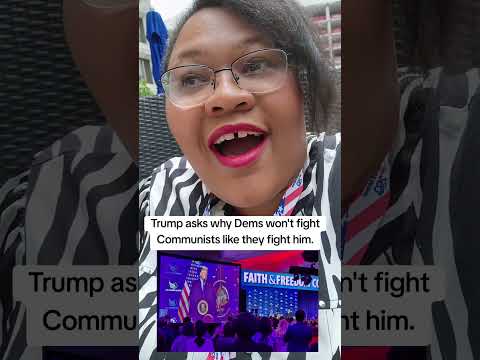 Trump Asks Why the Democrats Aren't Fighting the Communists