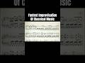 Fastest Improvisation Of Classical Music #shorts #piano #fastest #improvisation #classicalmusic