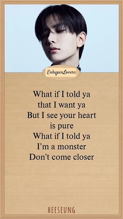 #Enhypen Bad Desire song lyrics (English ver.) #shorts #engene