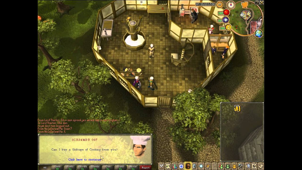 my 99 cooking(runescape) - YouTube