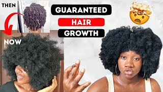 I Guarantee Your Stubborn Natural Hair Will Grow If You Watch This! STOP EXCESS HAIR LOSS FAST.