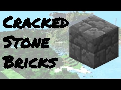 Minecraft Survival: How to Make Cracked Stone Brick 