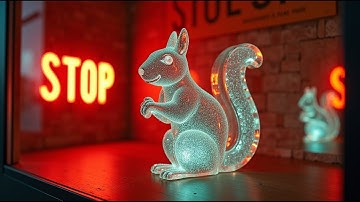 AI Generated Video, Squirrelvasion, 4K