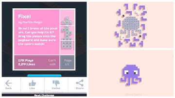 FANCADE - Fixel - WORLD 11 - WALKTHROUGH - Solution - level lvl 25 Octopus.