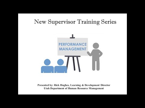 New Supervisor Training