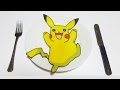 팬케이크 아트 포켓몬스터 피카츄 (pancake art pocket monster pikachu) #12