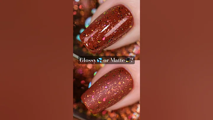 Glossy or Matte nails for fall?🍂💅
