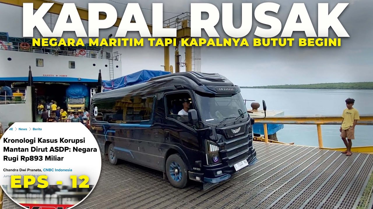GANTI KAPAL‼️Akhirnya Menyebrang Ke Pulau Paling Selatan - Roadtrip Ujung Selatan Indonesia - Eps 12