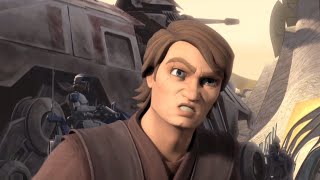Anakin getting caught for 1 minute 55 seconds straight