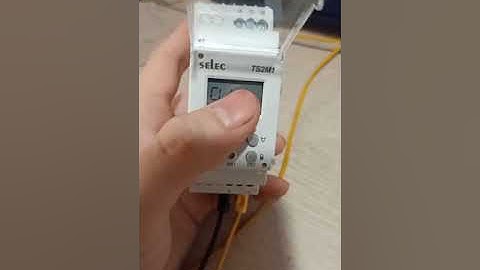 Hướng dẫn cài đặt và sử dụng Timer điện tử 24h TS2M1- 16A _ Selec