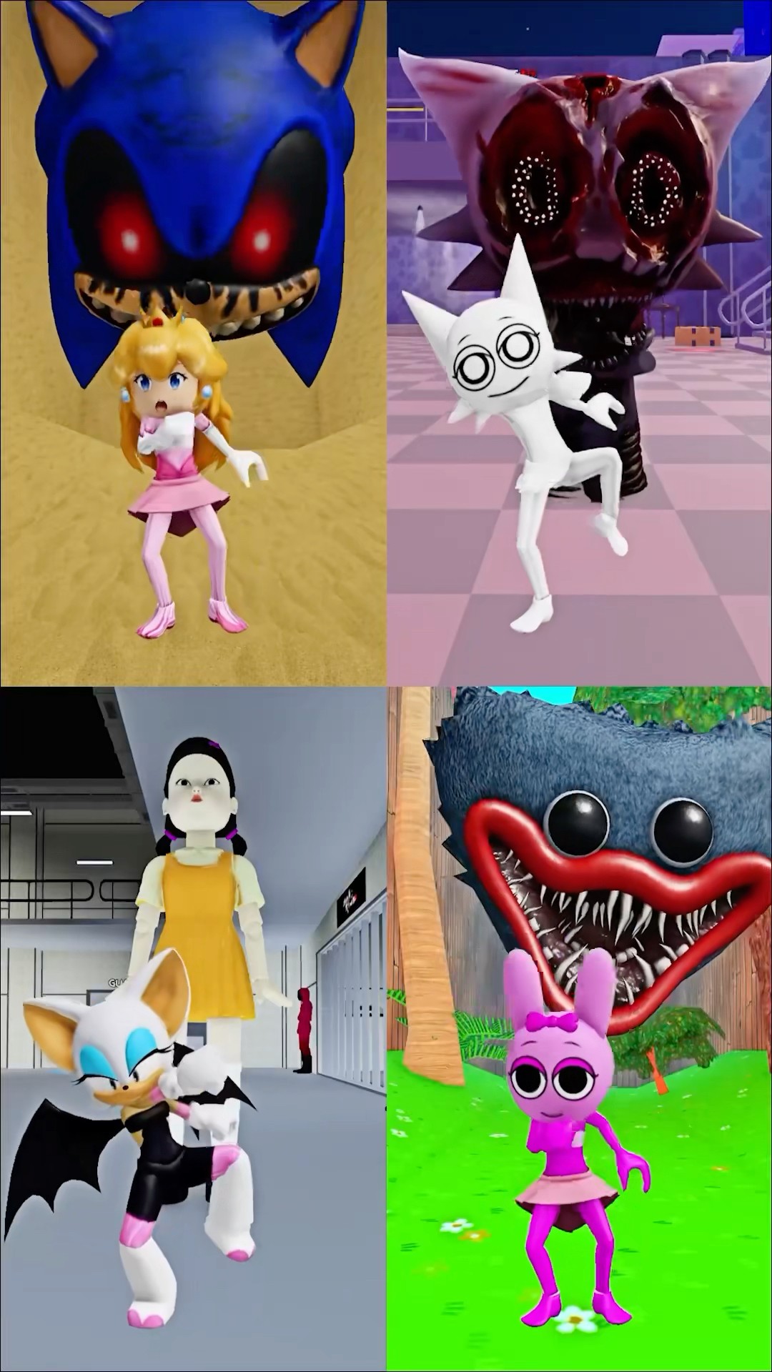 Sprunki Sonic.exe Retake #incredibox #roblox #mario #huggywuggy #squidgame
