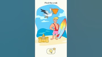 Dop 2 ( Delete One Part ) Find The Crab 🦀 #short #ytshort #game