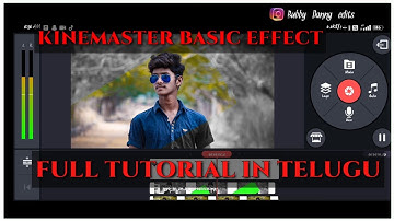 KINEMASTER BASIC EDITING FULL TUTORIAL IN TELUGU STEP BY STEP CLEAR EXPLANATION  KINEMASTER EDITS