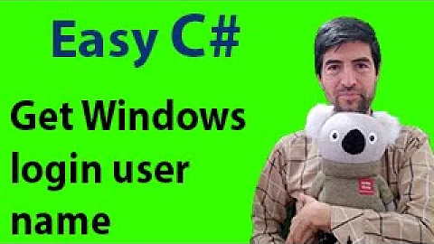 Get Windows login user name in C#