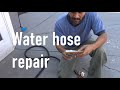 How to repair and fix damage water hose