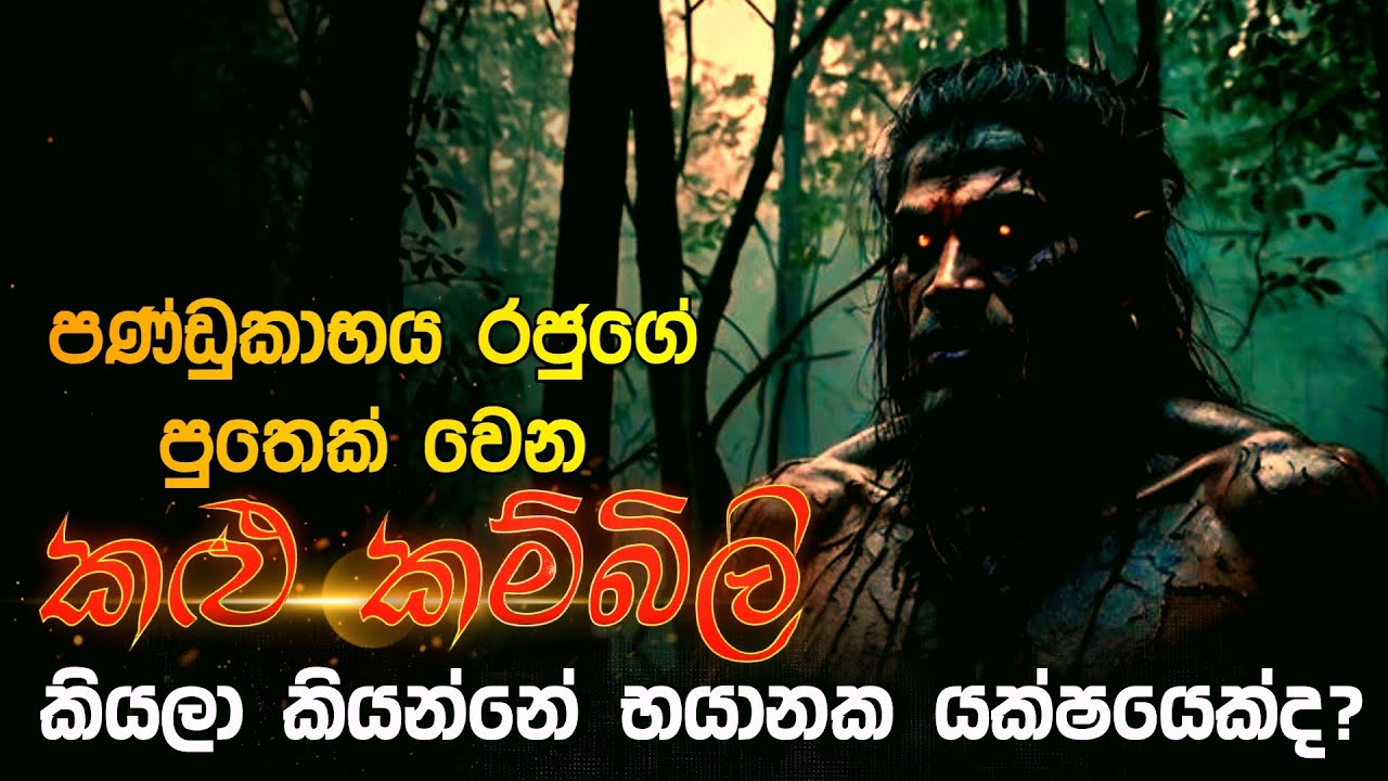 කලු කම්බිලි කියලා කියන්නේ භයානක යක්ෂයෙක්ද? - Is the black kambili a dangerous demon?