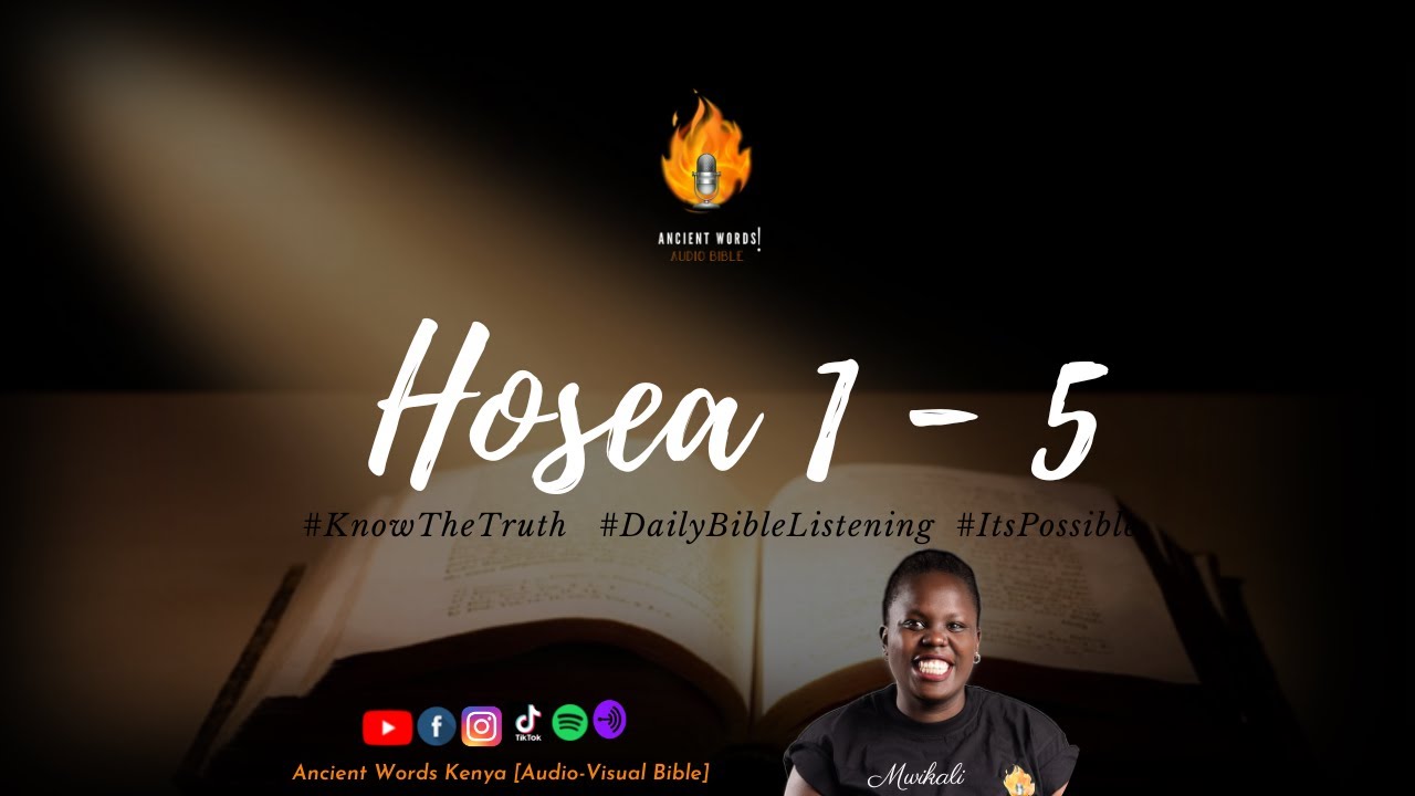 HOSEA Chapters 1 5 AudioVisual Bible YouTube