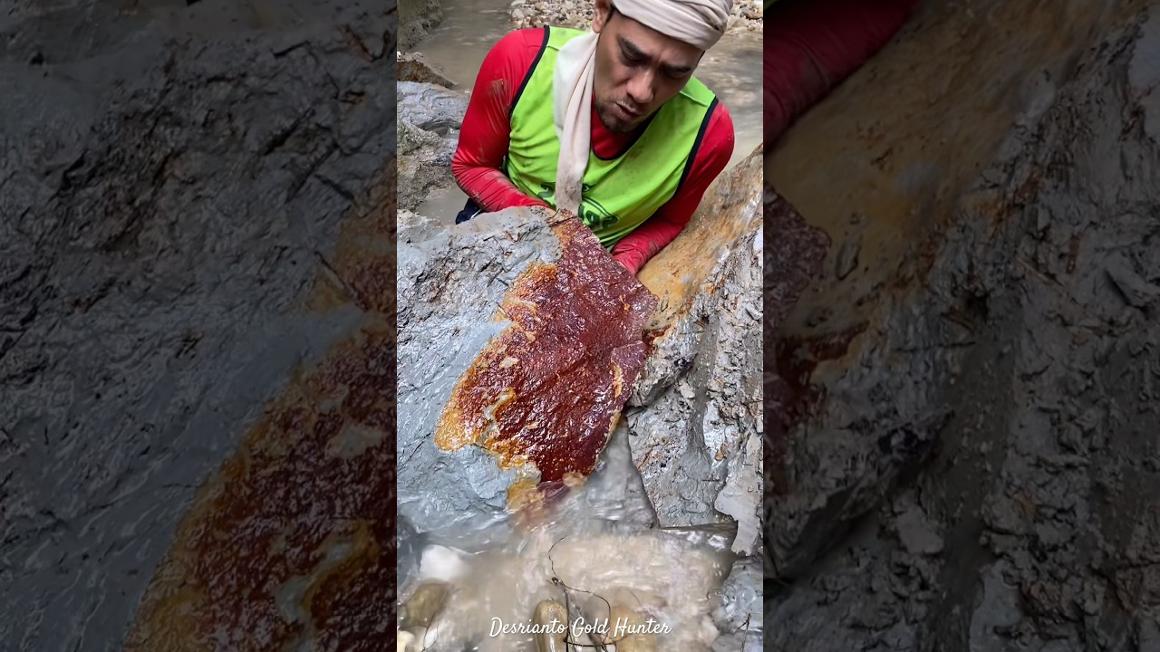 The process of finding gold | finding gold in bedrock fragments | finding gold nuggets worth $2500