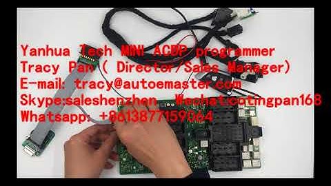 Yanhua Mini ACDP connect BDC module without soldering