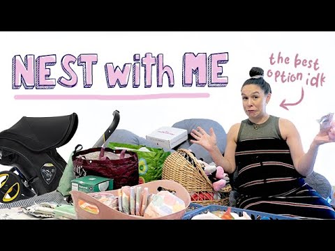 NESTING VLOG 2024: First Time Mom NEST WITH ME & Prepping BEDSIDE NURSERY Before BABY comes