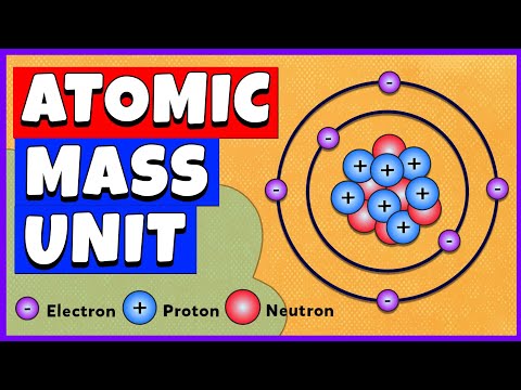 Video: Kā mēra atomu masas vienību?