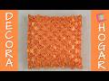🧡Cojín Drapeado Bella Flor🧡 Smocking Cushion-Fabric Manipulation