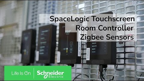 SpaceLogic Touchscreen Room Controller: Zigbee Sensors | Schneider Electric