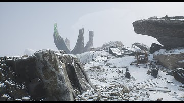 Unreal Engine 5 Environment - Speed Level Design | Snow Land