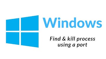 How to kill process running on any specific port in Windows 10