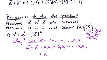 12.3 Dot product introduction