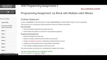 Programming in java week 6 Programming assignment solutions 