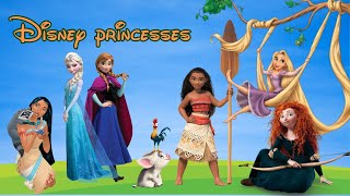Velcro games with Disney princesses: Belle, Merida, Moana, Cinderella, Elsa, Anna, Rapunzel screenshot 4