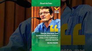 ‘Eleição diferente, mas fundamental para a América Latina. Crise capitalista é enorme nos EUA’