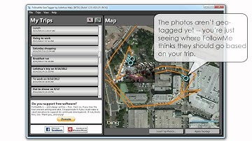 FollowMe GeoTagger: Geotagging your trip photos