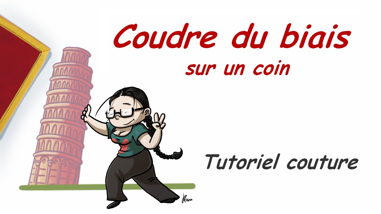 Coudre du biais sur les coins  Tuto coudre un biais, Cours de couture, Biais  couture