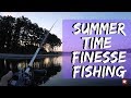 Summertime finesse fishing in north georgia