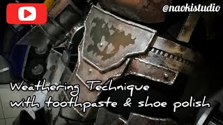 Cosplay Weathering With Toothpaste &amp; Shoe Polish