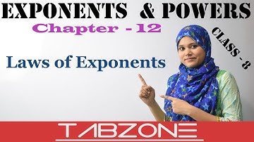 Laws of exponents class  8 | Exponents & powers | Chapter - 12 | Class 8 NCERT mathematics