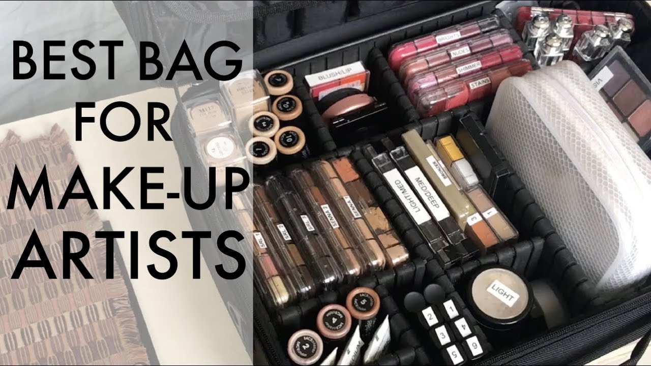 Makeup Kit for Make-up Artist - 3 Layer Professional Makeup Train - YouTube