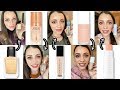 TRYING 5 NEW FOUNDATIONS + Drugstore Foundations I Like Better...