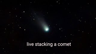Live stacking Comet 12p-pons brooks on sharpcap software