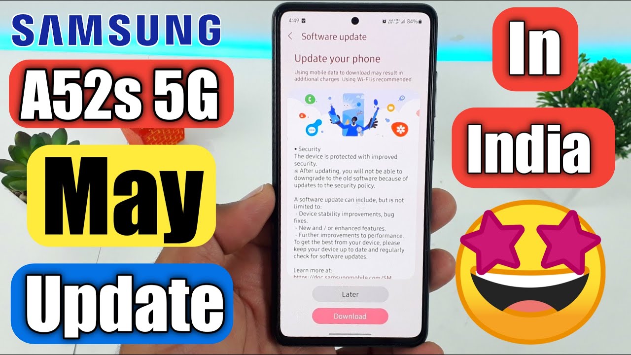 Samsung A52s 5G May 2023 Update | Samsung A52s New Update - YouTube