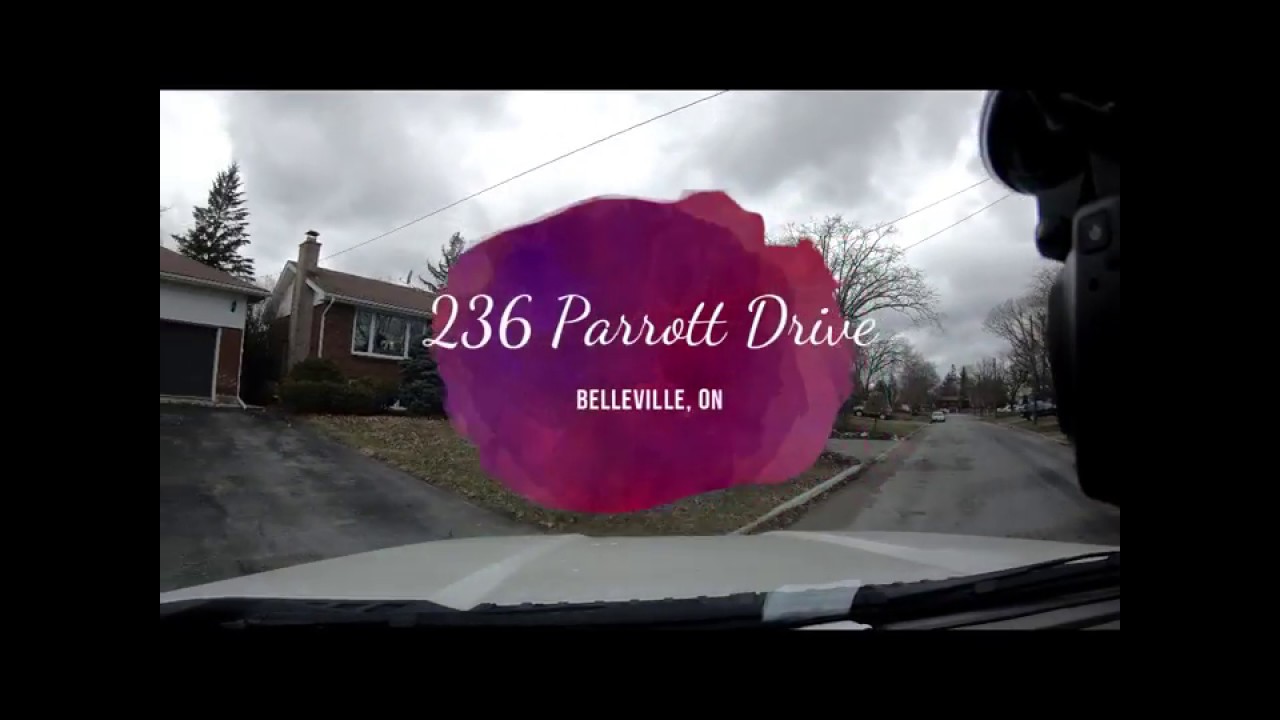 Video Walkthrough 236 Parrott Drive, Belleville. YouTube