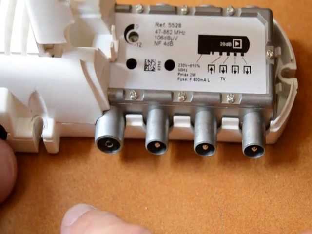 REPARTIDOR 2 Salidas para SEÑAL DE Antena TV TDT Ref5150 + 3 CONECTORS F