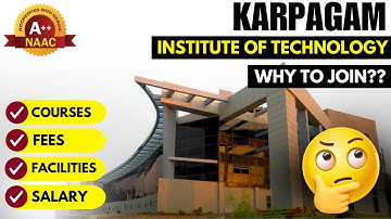 Karpagam institute of technology Coimbatore | kit campus | full overview 