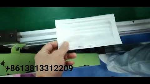 High speed elastic ear loop 3 ply face mask making machine