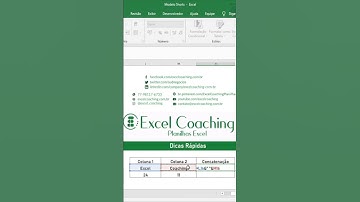 Como Usar Concatenar no Excel #shorts